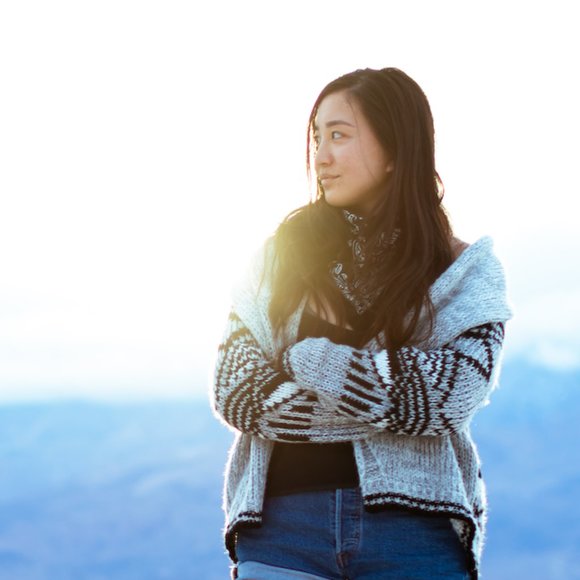 🔴Native American printed shawl sweater cardigan - Picture 2 of 6